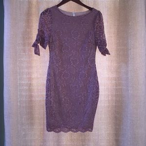 Mauve Lace Dress